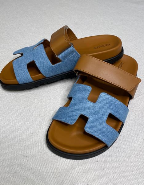 hermes denim chypre|hermes chypre sandals sale.